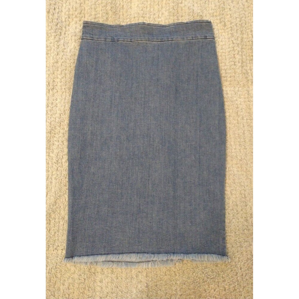 Avenue montaigne denim distressed  size 2 skirt Boho Beachy Grunge